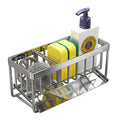 Organisateur d’évier KALIM en acier inoxydable 304 avec porte-éponge et bac égouttoir
