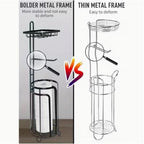 Structure métallique renforcée du porte-papier toilette sur pied KALIM