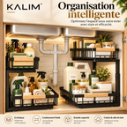 Rangement sous évier KALIM - présentation des fonctionnalités