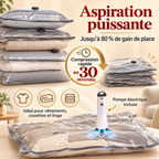 Sacs sous vide KALIM pour vêtements, couettes et linge de maison